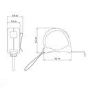Ver imagem 3 de Trena Profissional Tramontina com Ponta Magnética e Corpo em Aço Inox 7,5 M Tramontina