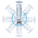 Ver imagem 6 de Ferrolho Trinco Tarjeta Fecho Chato para Porta Janela Portão 5" Zincado | Silvana