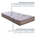 Ver imagem 5 de Colchão de Solteiro 88x188x12cm D23 Safira Colchoarte Bege