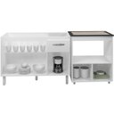 Ver imagem 5 de Balcao Cooktop 5 Bocas e Pia 120cm Branco Mobbs