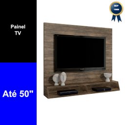 Painel de Parede Rack para Tv com Nicho Quarto Sala Rústico - 3