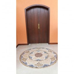 Mandala Indiana Piso Mosaico Lótus Iii Tamanho 80cm - 5