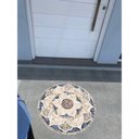 Ver imagem 4 de Mandala Indiana Piso Mosaico Lótus Iii Tamanho 80cm