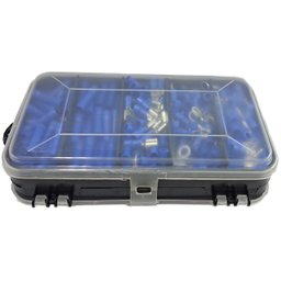 Kit Terminal Elétrico Forquilha Olhal Fêmea Luva 0,5 a 2,5mm - 6