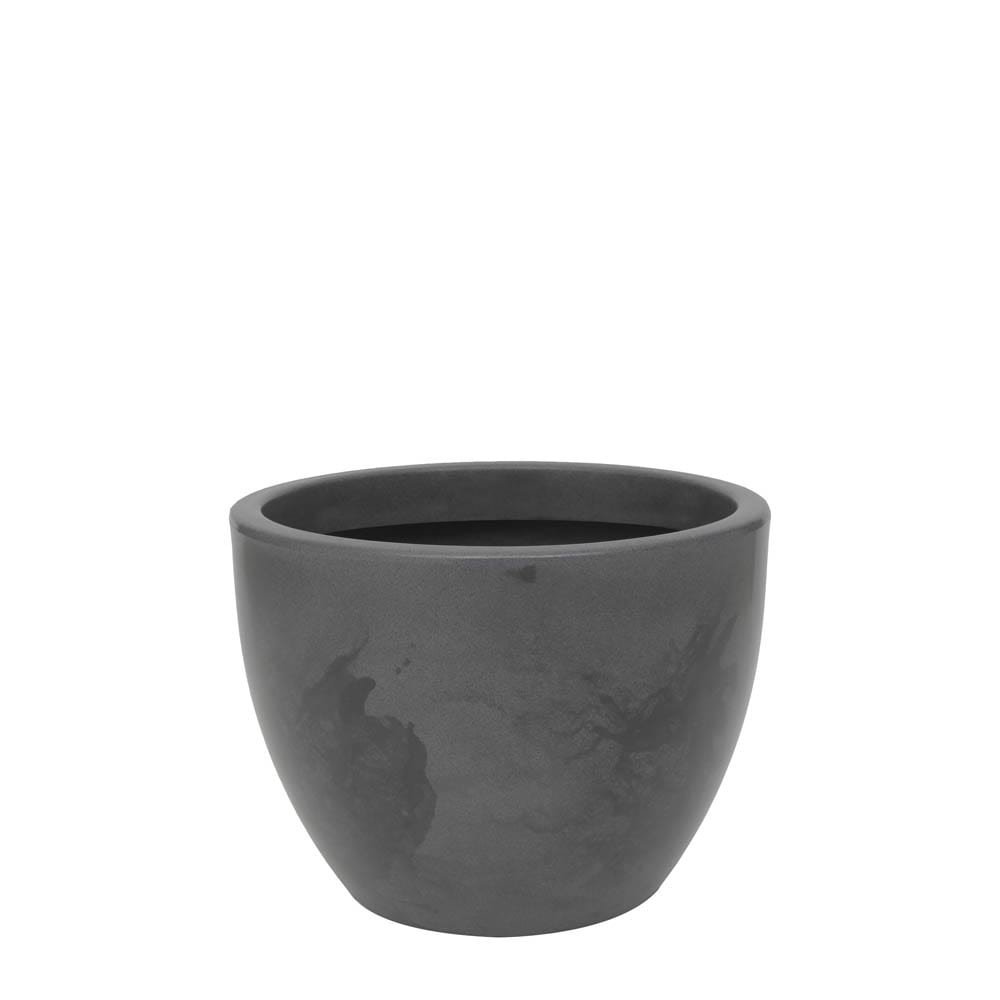 Vaso Verona 40 X 30 Cm Vasart 18 - Antique Preto