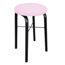 Ver imagem 1 de Banqueta Baixa Manu Suede Rosa Bebê D'rossi