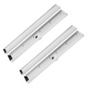 Ver imagem 1 de Kit 2 Ralo Oculto Linear Embutir 5x50 P/ Porcelanato Branco