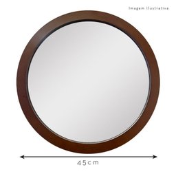 Espelho Decorativo Sandy 45cm Redondo - 4 Espelho Decorativo Sandy 45cm Redondo - 4