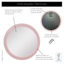 Ver imagem 5 de Espelho Decorativo Sandy 45cm Redondo