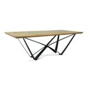 Ver imagem 1 de Mesa de Jantar de Madeira e Base de Ferro 238cm Forge