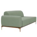 Ver imagem 7 de Sofá Molino 3 Lugares 180cm C/mesa Auxiliar Esquerdo Pés Ouro.f Bouclé Verde Claro - Nexta Casa