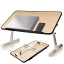 Ver imagem 1 de Mesa para Notebook Dobrável Portátil para Laptop Cama Sofá Café - Nova