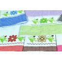 Ver imagem 2 de Jogo de Semaninha em Ponto Cruz e Barrado - Flores Arte & Tear