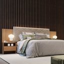 Ver imagem 2 de Cabeceira Box Casal Odessa com 2 Mesas de Cabeceira Clic Móveis