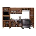 Ver imagem 5 de Cozinha Modulada Torre Quente Aéreo 2 Portas Ripado  5 Peças Florença