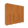 Guarda Roupa Casal 6 Portas 8 Gavetas Puxador MDF 270cm com pés Portugal Espresso Móveis   - 3