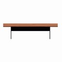 Ver imagem 5 de Mesa de Reunião 300cm X 90cm com Tampo Bipartido 100% Mdf Corporativa F5 Office Cor:nogal com Preto
