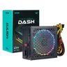 Fonte 600W Vinik DASH - Padrão ATX - Eficiencia 70% - RGB - Preto - VFG600WPR - 1