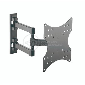 Suporte de Tv Articulado para Painel e Parede Led Lcd Plasma Oled 3d de 14" À 42" Polegadas 302w