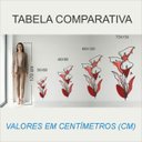 Ver imagem 2 de Adesivo Floral Boho Vermelho Estilo Nórdico 75x150 Minimalista Mod.04