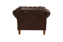 Ver imagem 6 de Sofá 2 Lugares Com 2 Poltronas Chesterfield Capitonê Dom Pedro - Couríssimo Marrom Café