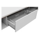 Ver imagem 4 de Rack para Tv até 80 Polegadas 180cm 2 Portas 1 Gaveta Branco/rustic Doha Madesa