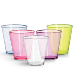 Kit 10 Copo Drink Bebidas Festas Cristal 400ml Sortido - 1