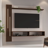 Painel Agrado para Tv até 65" Jcm Movelaria - Off/café Soft - 1