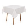 Toalha de mesa Quadrada Karsten 4 lugares Ramália Branco - 1