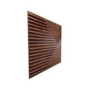 Ver imagem 5 de Kit 10 Placas 3d Efeito Madeira Ripado Abstrato - 50x50cm