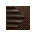 Ver imagem 1 de Kit 10 Placas 3d Efeito Madeira Ripado Abstrato - 50x50cm