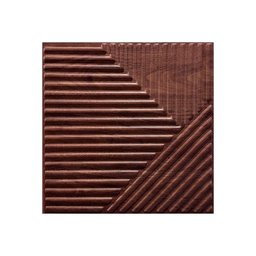 Kit 10 Placas 3d Efeito Madeira Ripado Abstrato - 50x50cm - 4