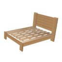 Ver imagem 6 de Cama Casal Malbec Madeira Maciça Angelim Pedra/tauari Imbuia