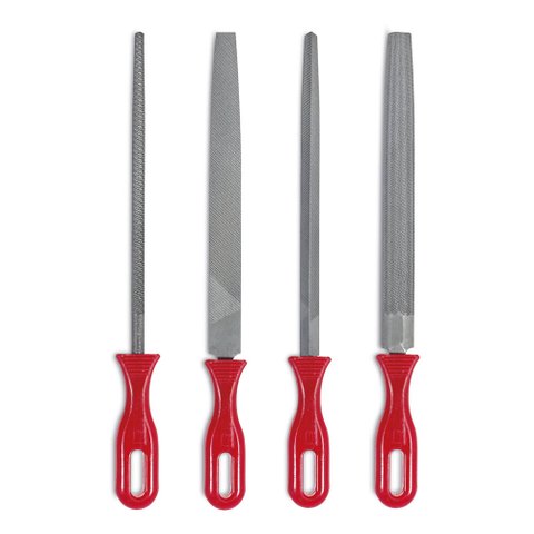 Jogo de Lima Murça 8 Pol 200mm Com Cabo 4 Peças Rocast