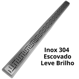 Ralo Linear Seca o Box 5x70 Banheiro Inox Oriente Coletor Cinza Saídas 40mm e Tela (5cm X 70cm) - 4