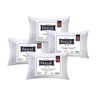Travesseiro Fibras Siliconadas Plus Percal 200 Fios Kit C/ 4 Un 70x50x15 - Ortobom - 1