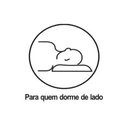 Ver imagem 3 de Travesseiro Fibras Siliconadas Plus Percal 200 Fios Kit C/ 4 Un 70x50x15 - Ortobom