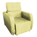 Ver imagem 2 de Poltrona Reclinavel Sala De Estar Safira Amamentação Amarelo