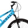 Bicicleta Gps Aro 26 Aero 21 Marchas Freios V-brake em Aço Carbono Azul Champanhe - Colli Bike - 2