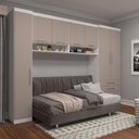 Ver imagem 1 de Guarda Roupa Dormitório Modulado Alpes Solteiro - Roupeiro Luciane M03:Cinammon