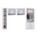 Ver imagem 2 de Guarda Roupa Dormitório Modulado Alpes Solteiro - Roupeiro Luciane M03:Cinammon