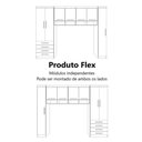 Ver imagem 6 de Guarda Roupa Dormitório Modulado Alpes Solteiro - Roupeiro Luciane M03:Cinammon