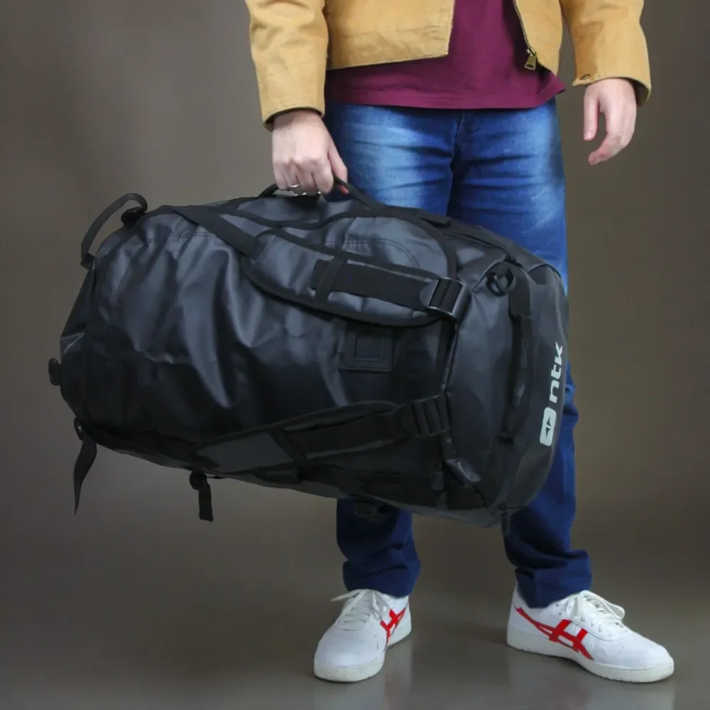 Mochila Duffle Bag Ntk para Viagens 70 Litros Preto - 3