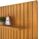 Ver imagem 4 de Painel com Bancada para Tv até 65 Polegadas Ripado Dj Móveis Trento 183 Cedro Bali