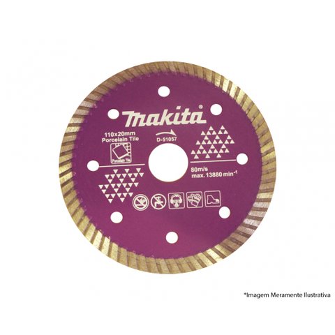 Disco Diam Makita Turbo Porcelanato D-51057 Blisters