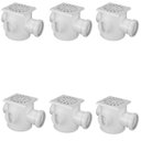 Ver imagem 1 de Caixa Quadrada Dn 100x100x50 Pvc C/ Grelha | Akato | Kit 06 Un