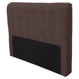 Cabeceira Casal King de Cama Box Estofada Ana 195 Cm Veludo - 5
