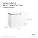 Ver imagem 5 de Freezer Horizontal 293l Inverter Bivolt Branco Midea Mdrc411fzd013 Bivolt