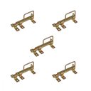 Ver imagem 1 de Kit 5 Trincos com Alça Portão Porteira Aço Bicromado 180mm