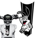 Ver imagem 1 de Adesivo Faixa Gravata sem resina Pernalonga Preto Teu Adesivo Adesivo Faixa Gravata sem resina Moto 